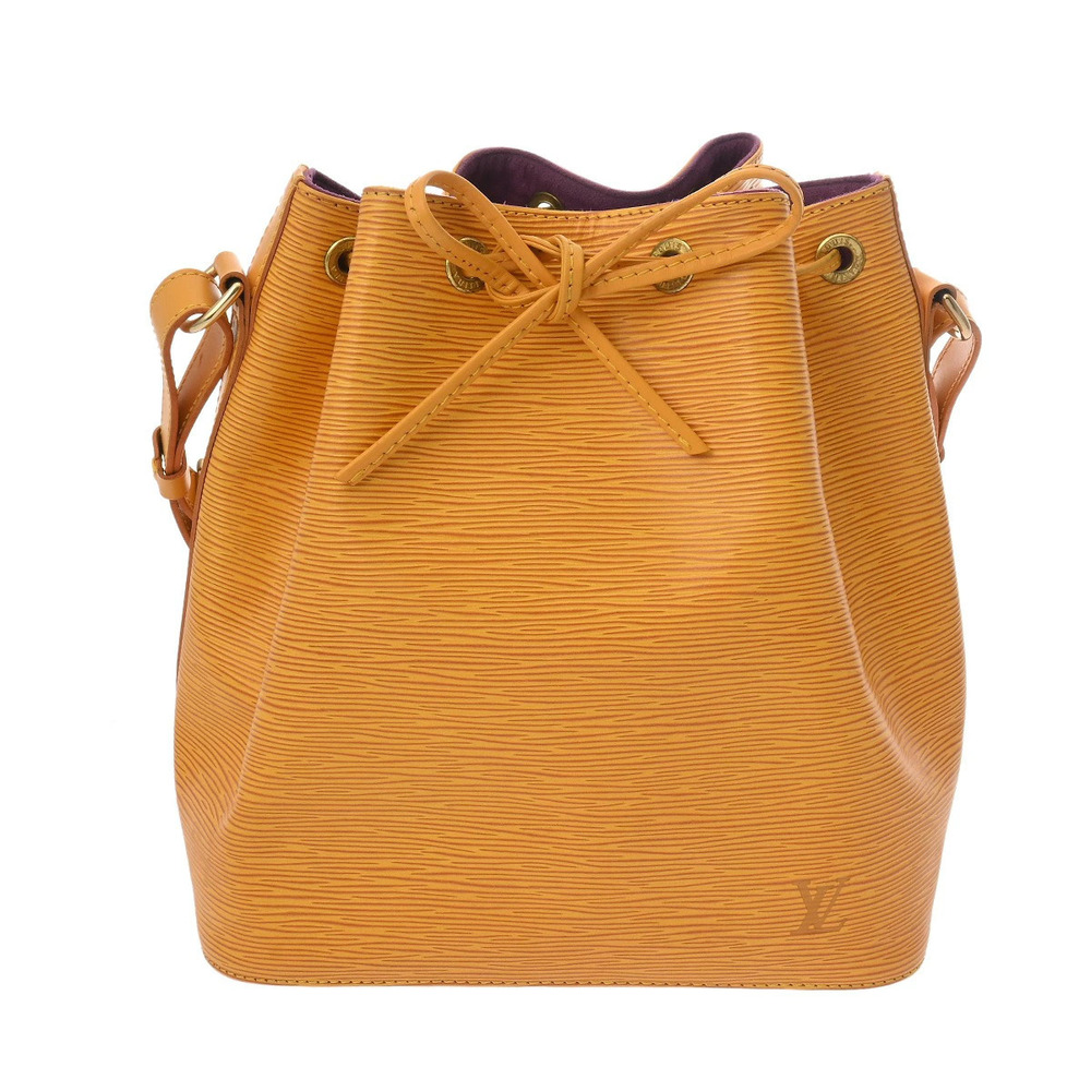 LOUIS VUITTON Epi Noe Tassili Yellow Leather Shoulder Bag